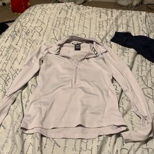 Workout quarter zip